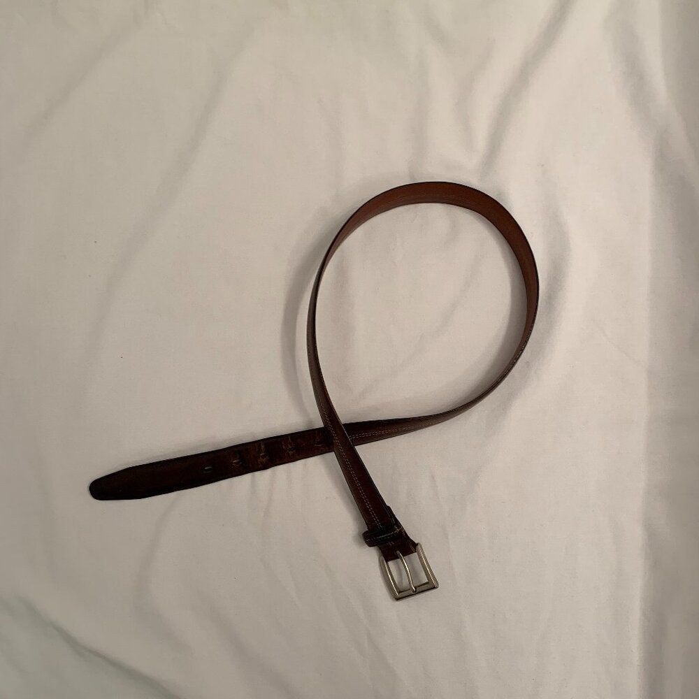 Coach brown leather belt